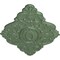 Ekena Millwork Ashford Ceiling Medallion, Hand-Painted Athenian Green, 42 3/4"W x 28 7/8"H x 1"P CM42X28ASAGF - alternate 3
